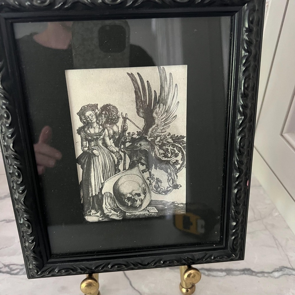 Professionally framed print by Albrecht Dürer "Coat‎ of Arms with a Skull"